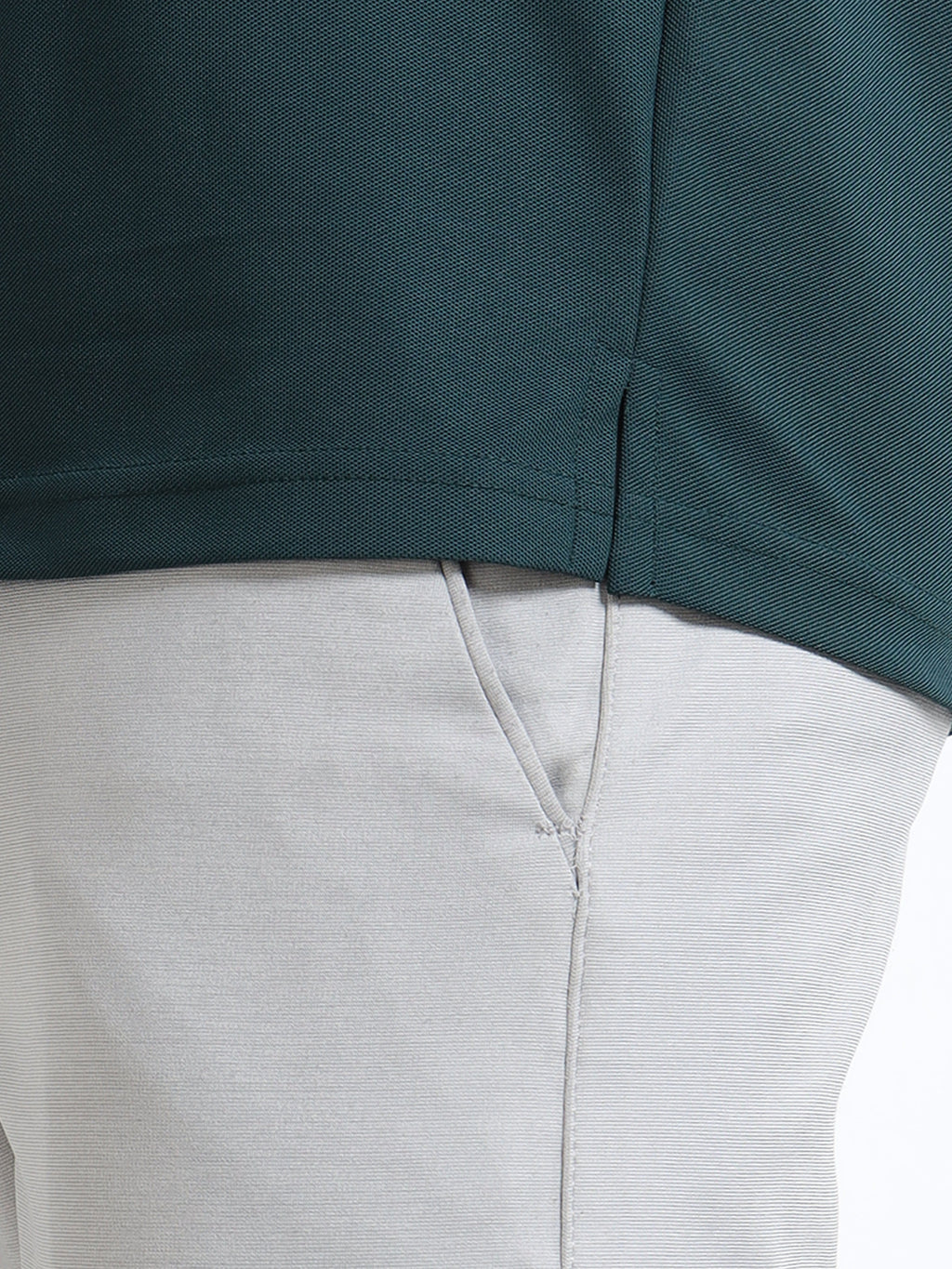slit view aeropiq polo tshirt unisex for women Bottle Green