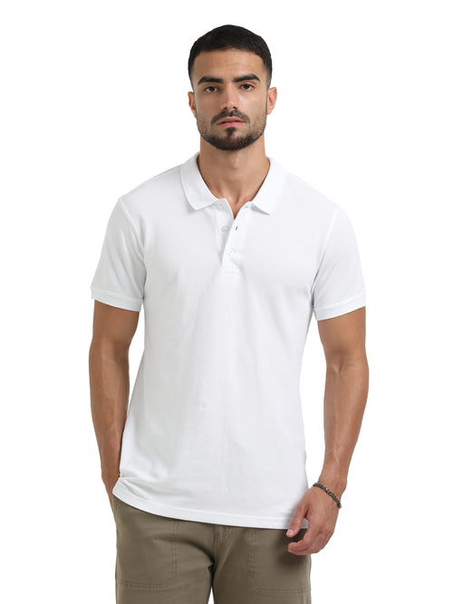Classic Organic Cotton Polo T-shirt – 270 GSM