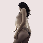 Noir Desire See-Through Cami