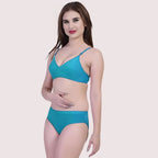Women's Non-Padded Bra Panty Set (2 pack)