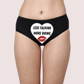 Sensual Custom Text Get Things Done Panty