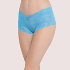 Ladies' Lace Low Waist Multicolor Boyshorts (Pk of 2)