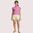 Butterfly Print Inspirational Graphic Tee - Pack of 2