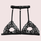 Midnight Temptation Sheer Lace Bralette