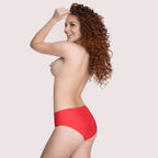 French Daina Red Seamless Panties