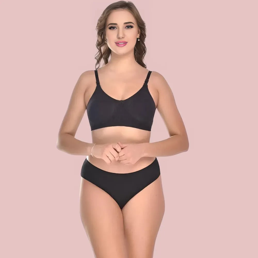 Soft Ease Cotton Comfort – Bra & Panty Set (2-Pack)