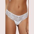 Embrace  Thong With Attached Cute Bow pk of 2
