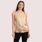 Silk Elegance Spaghetti Strap Tank Top