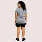 Heather Grey "LOVE" Heart Graphic Tee